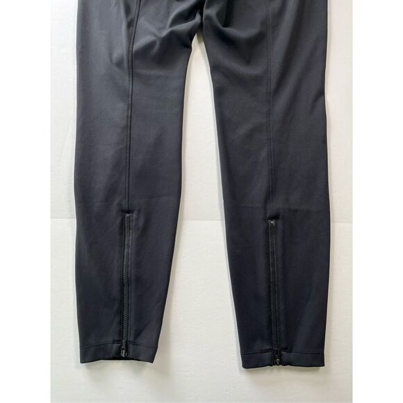 Athleta Headlands Hybrid Tight Zip Pockets Zip Back Ankle Black Size 10 353469 - Picture 10 of 11